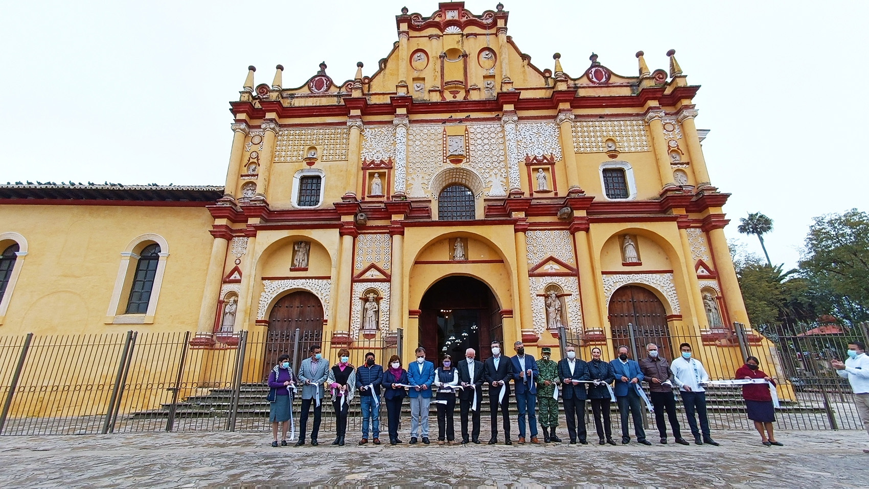Rutilio Escandón inaugura rehabilitación de la Catedral de San Cristóbal de  Las Casas, afectada por el sismo de 2017 | Rotativo en Linea