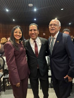 Diputada Azucena Arreola Trinidad atestigua la toma de protesta de Claudia Sheinbaum como Presidenta de México