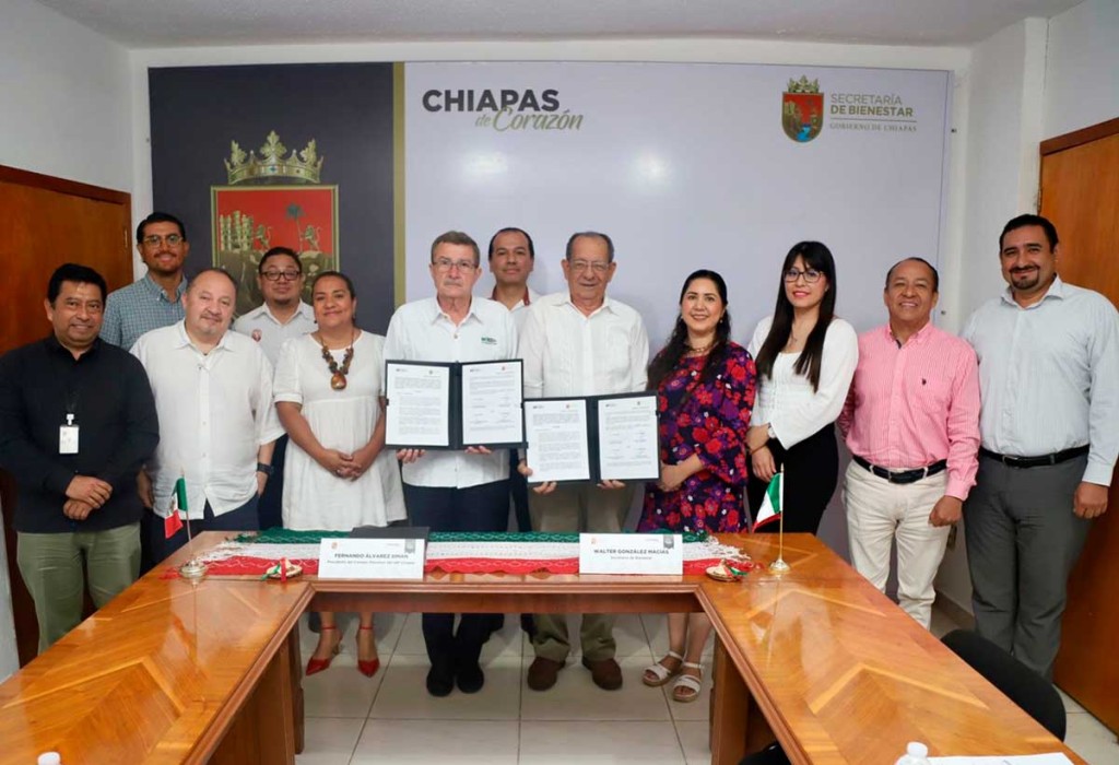 Firma Secretaría de Bienestar convenio con el IAP Chiapas para ...