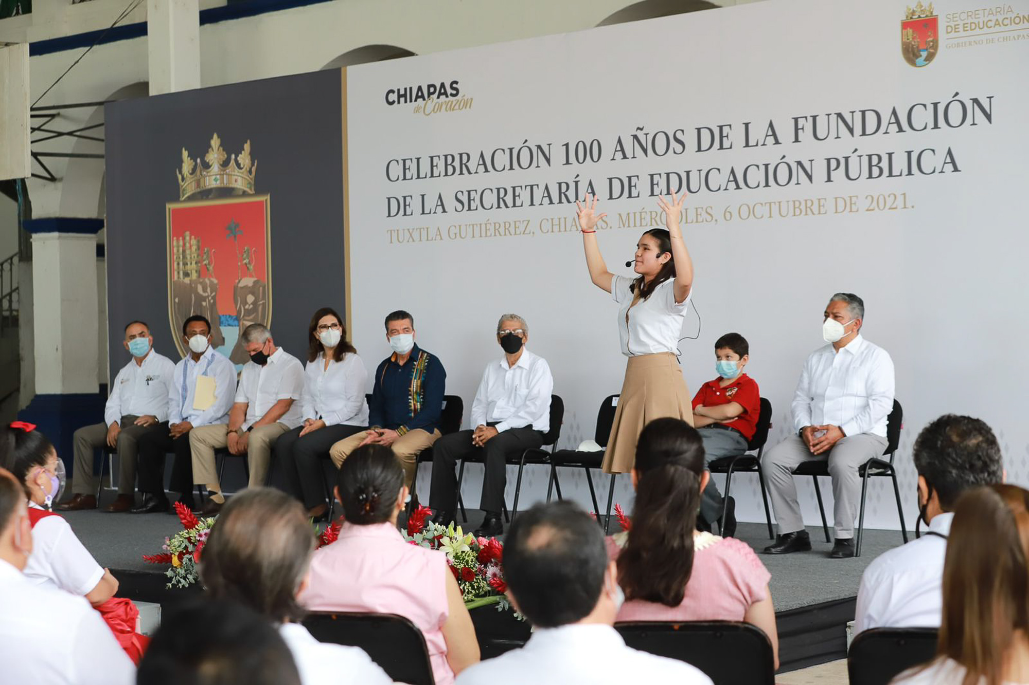 Rutilio Escandón conmemora los 100 años de fundación de la Secretaría ...