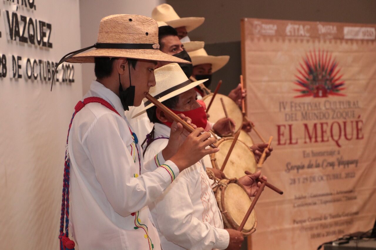 Inició el Cuarto Festival Cultural del Mundo Zoque “El Mequé” Rotativo en Linea
