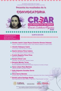 Coneculta impulsa creación artística con perspectiva de género 2025