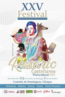 La oferta literaria, presente en el XXV Festival Internacional de las Culturas y las Artes Rosario Castellanos