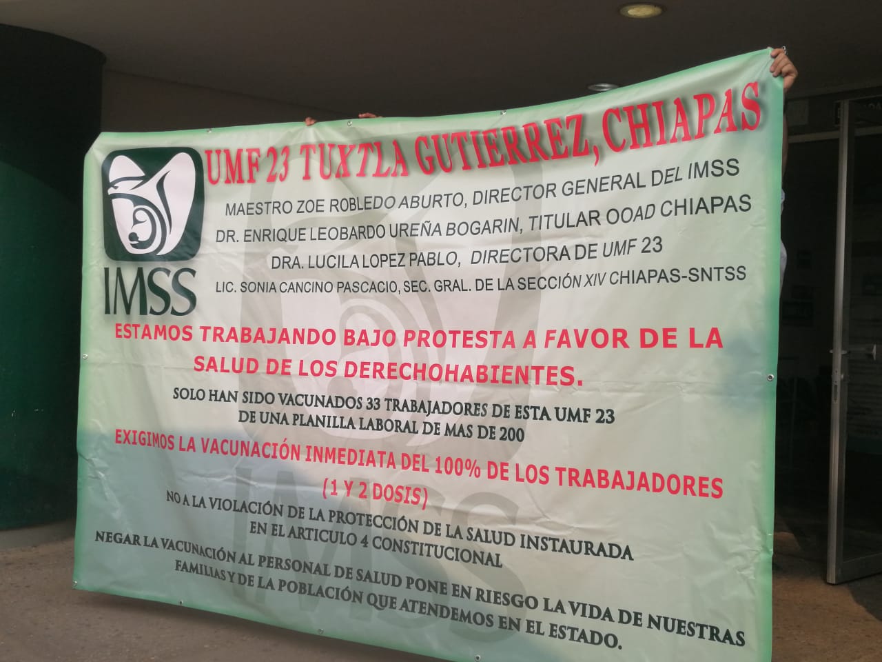 Trabajadores Del IMSS Laboran Bajo Protesta | Rotativo En Linea