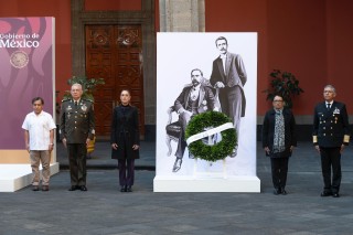 Presidenta Claudia Sheinbaum encabeza Conmemoración del 113 Aniversario del Magnicidio de Francisco I. Madero y José María Pino Suárez