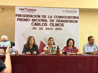 Coneculta presenta la convocatoria del Premio Nacional de Dramaturgia Carlos Olmos 2025