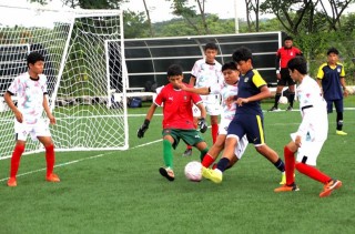 Rueda el Balón de 6X6 del Estatal de Juegos Nacionales Populares en Emiliano Zapata