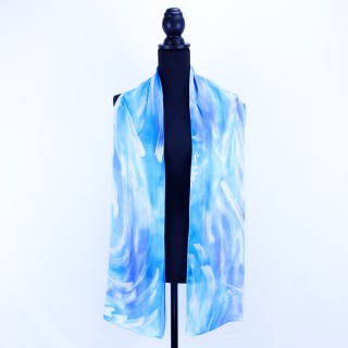 Pashmina "Mar Azul"