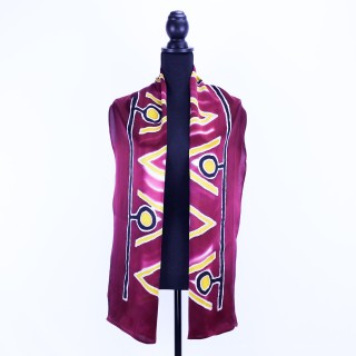 Pashmina "Greca Vino"